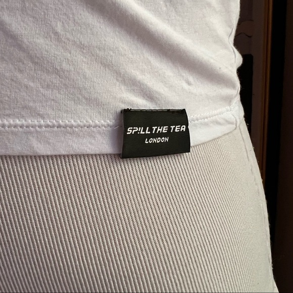 Spill The Tea London: Devil Child Fire Ice Cream Cone Crop Top Size M - Picture 6 of 9